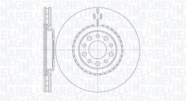 MAGNETI MARELLI Тормозной диск 361302040446